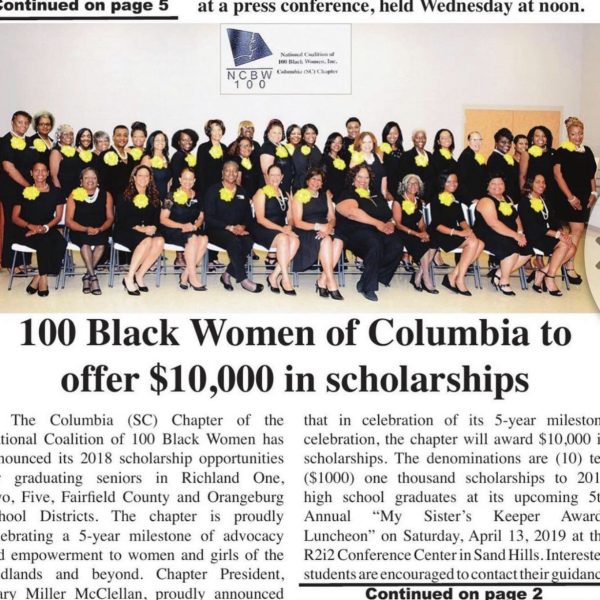 2018 100 BLACK WOMEN Award $10,000 in Scholarships - 4